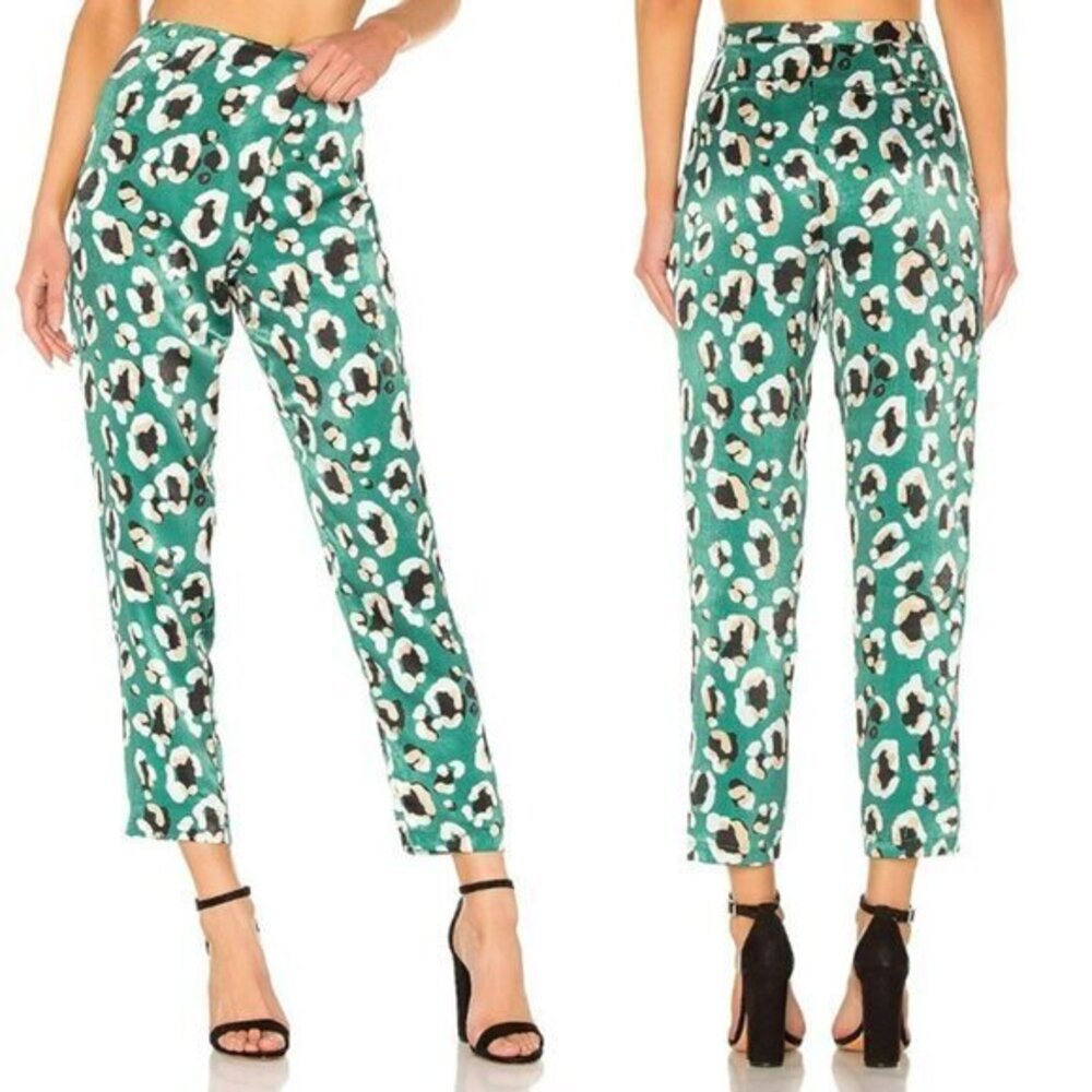 House of Harlow 1960 x REVOLVE Odel Pant - Green Leopard